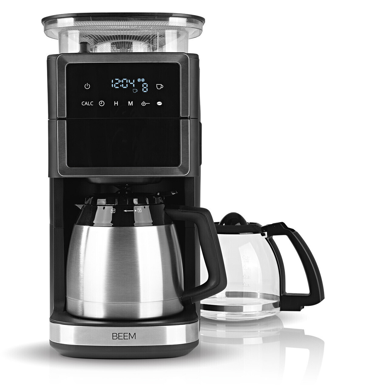 قهوه ساز برقی بیم آلمان مدل Beem Fresh Aroma Perfect III schwarz - ظرفیت 1.25 لیتر - طراحی مینیمال و رنگ مشکی جذاب